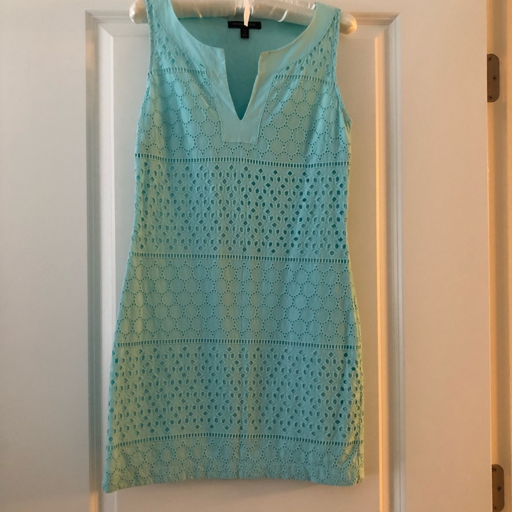 🙌🏻 Banana republic teal dress